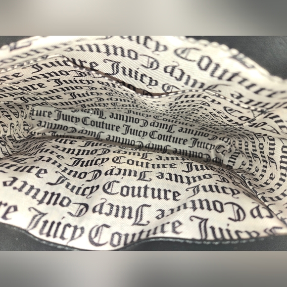 Juicy Couture Black and Grey Monogram Shoulder Bag/Crossbody - Picture 9 of 11